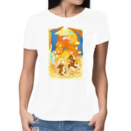Great Wave Flame Type-Womens-Basic-Tee-hypertwenty