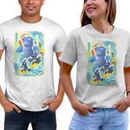 Great Wave Water Type-Unisex-Basic-Tee-hypertwenty