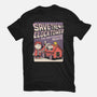 Time Traveling Beagle-Womens-Basic-Tee-P1yu5h