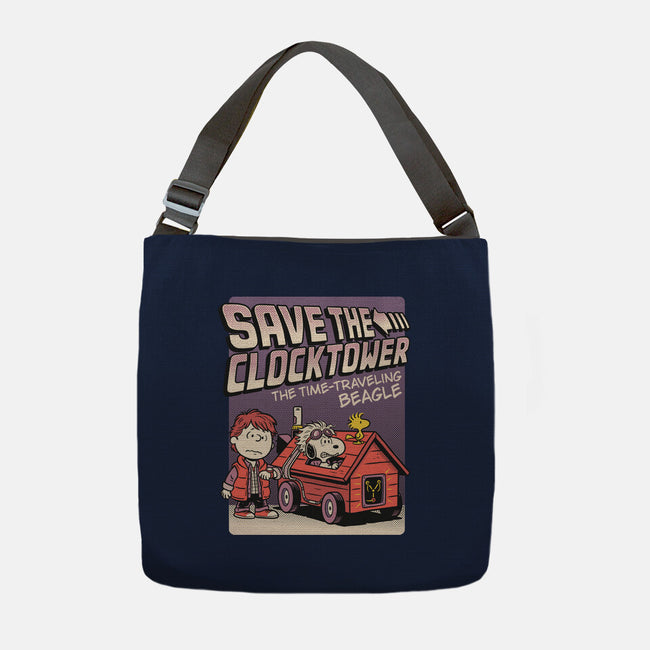 Time Traveling Beagle-None-Adjustable Tote-Bag-P1yu5h