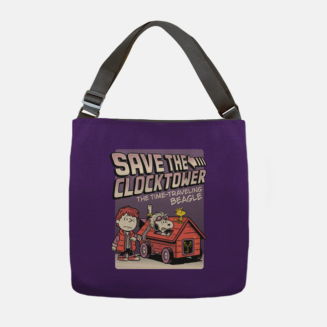 Time Traveling Beagle-None-Adjustable Tote-Bag-P1yu5h