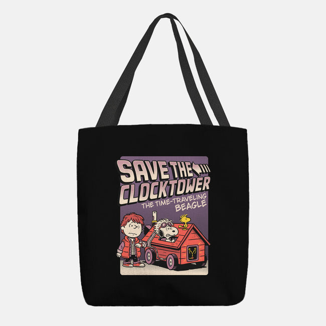Time Traveling Beagle-None-Basic Tote-Bag-P1yu5h