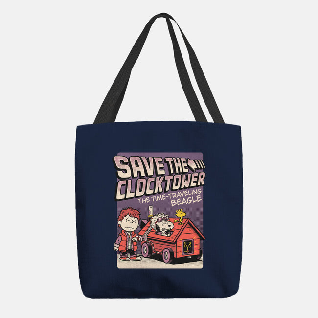 Time Traveling Beagle-None-Basic Tote-Bag-P1yu5h