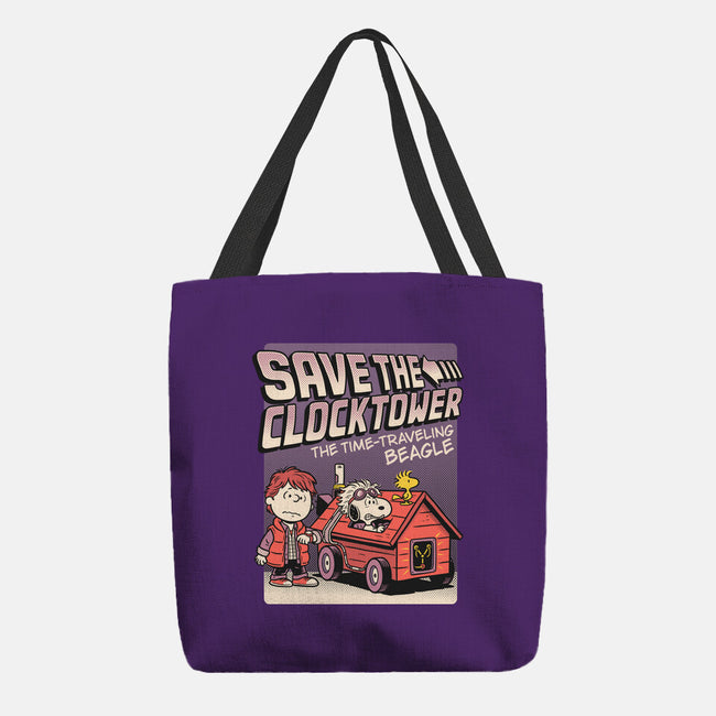 Time Traveling Beagle-None-Basic Tote-Bag-P1yu5h