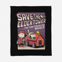 Time Traveling Beagle-None-Fleece-Blanket-P1yu5h