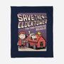Time Traveling Beagle-None-Fleece-Blanket-P1yu5h