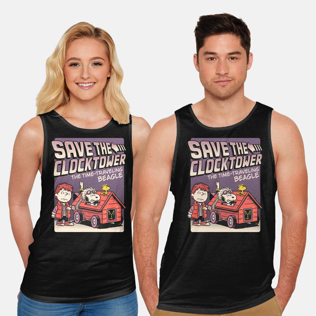 Time Traveling Beagle-Unisex-Basic-Tank-P1yu5h