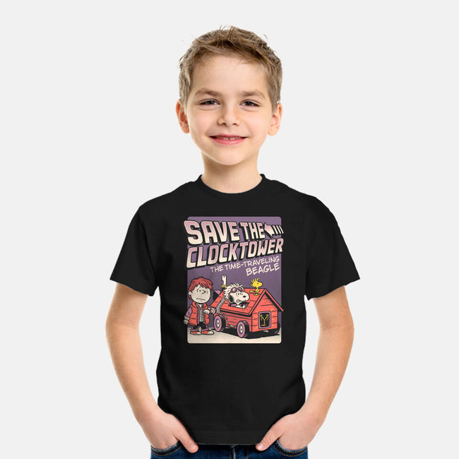 Time Traveling Beagle-Youth-Basic-Tee-P1yu5h