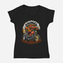 Animal Custom Chaos Garage-Womens-V-Neck-Tee-OPIPPI
