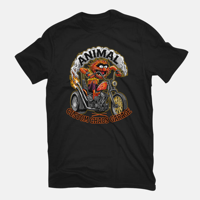 Animal Custom Chaos Garage-Mens-Basic-Tee-OPIPPI