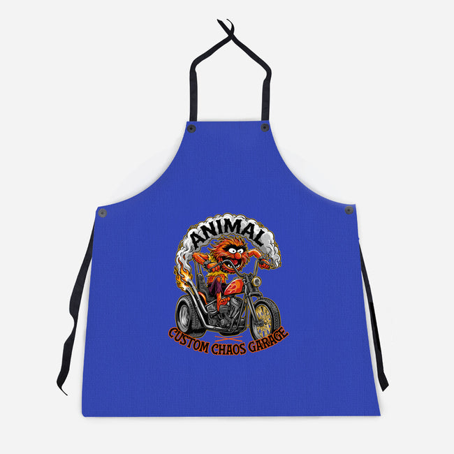 Animal Custom Chaos Garage-Unisex-Kitchen-Apron-OPIPPI