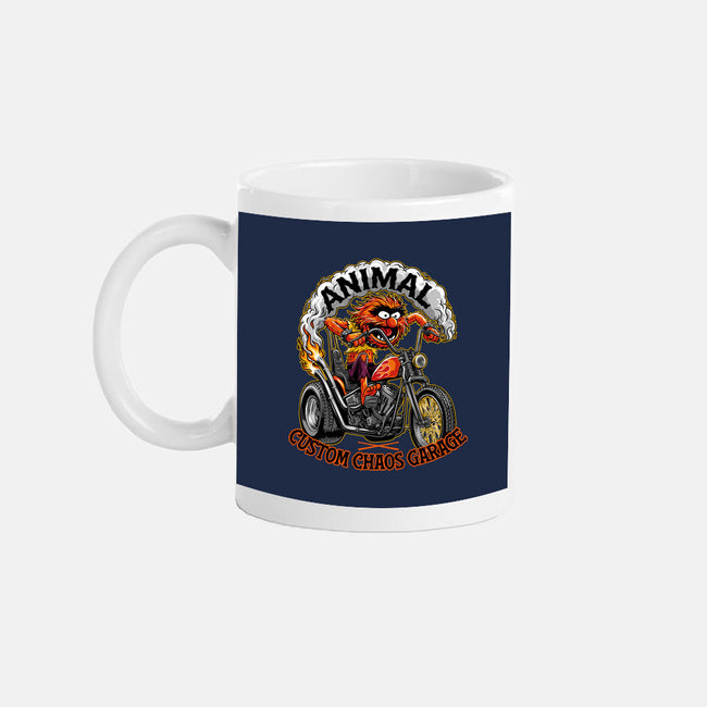 Animal Custom Chaos Garage-None-Mug-Drinkware-OPIPPI