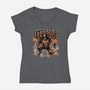 Let’s Go Bub-Womens-V-Neck-Tee-glitchygorilla