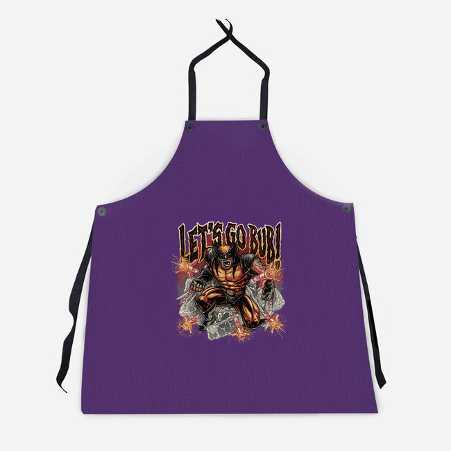 Let’s Go Bub-Unisex-Kitchen-Apron-glitchygorilla