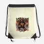 Let’s Go Bub-None-Drawstring-Bag-glitchygorilla