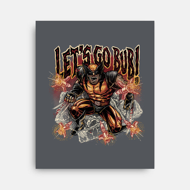 Let’s Go Bub-None-Stretched-Canvas-glitchygorilla