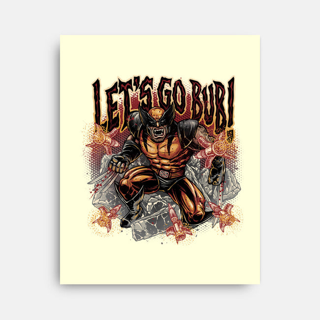 Let’s Go Bub-None-Stretched-Canvas-glitchygorilla