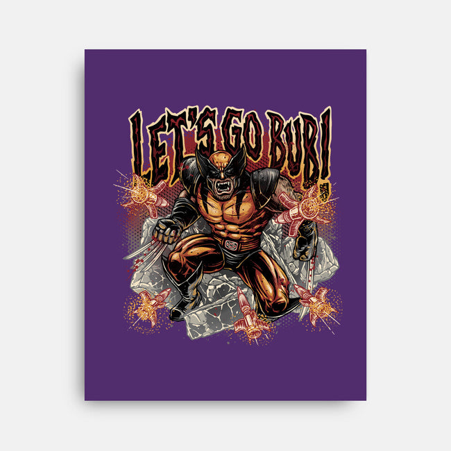 Let’s Go Bub-None-Stretched-Canvas-glitchygorilla