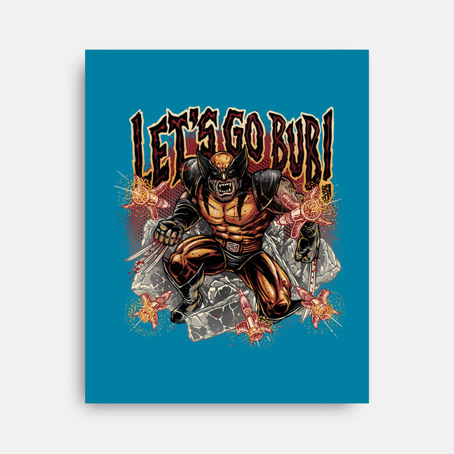 Let’s Go Bub-None-Stretched-Canvas-glitchygorilla