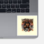 Let’s Go Bub-None-Glossy-Sticker-glitchygorilla