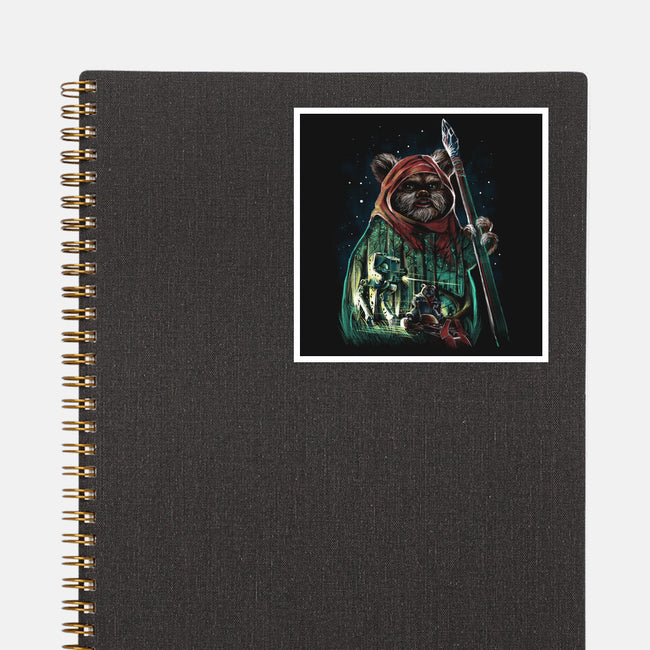 The Defense Of Endor-None-Glossy-Sticker-zascanauta