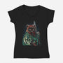 The Defense Of Endor-Womens-V-Neck-Tee-zascanauta
