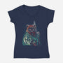 The Defense Of Endor-Womens-V-Neck-Tee-zascanauta