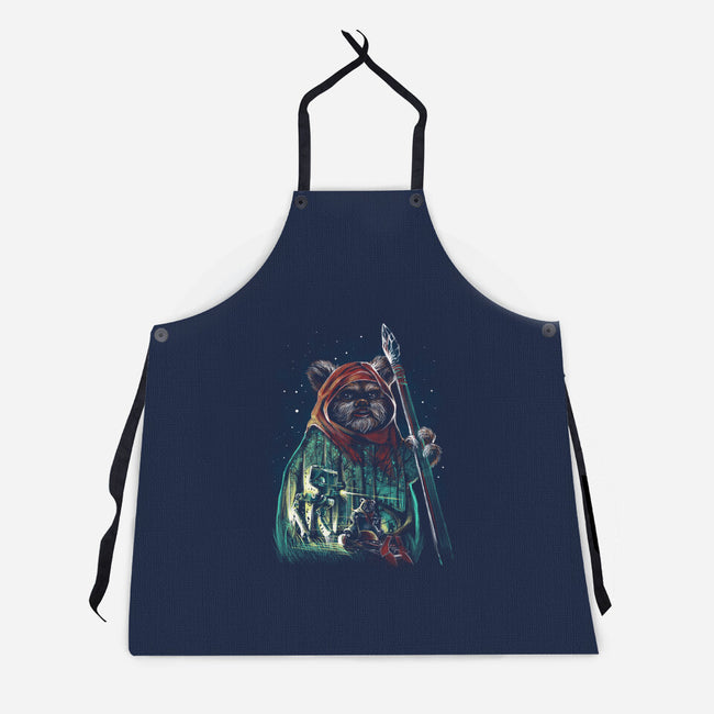 The Defense Of Endor-Unisex-Kitchen-Apron-zascanauta