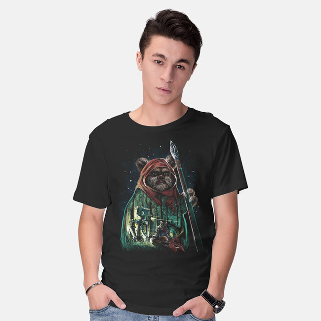 The Defense Of Endor-Mens-Basic-Tee-zascanauta