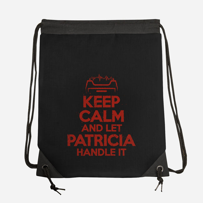 Let Patricia Handle It-None-Drawstring-Bag-teesgeex