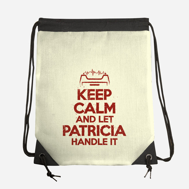 Let Patricia Handle It-None-Drawstring-Bag-teesgeex