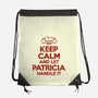 Let Patricia Handle It-None-Drawstring-Bag-teesgeex