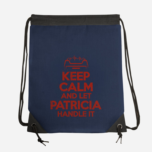 Let Patricia Handle It-None-Drawstring-Bag-teesgeex