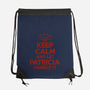 Let Patricia Handle It-None-Drawstring-Bag-teesgeex
