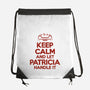 Let Patricia Handle It-None-Drawstring-Bag-teesgeex