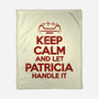 Let Patricia Handle It-None-Fleece-Blanket-teesgeex