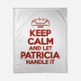 Let Patricia Handle It-None-Fleece-Blanket-teesgeex