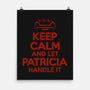 Let Patricia Handle It-None-Matte-Poster-teesgeex
