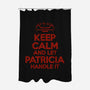 Let Patricia Handle It-None-Polyester-Shower Curtain-teesgeex