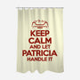 Let Patricia Handle It-None-Polyester-Shower Curtain-teesgeex