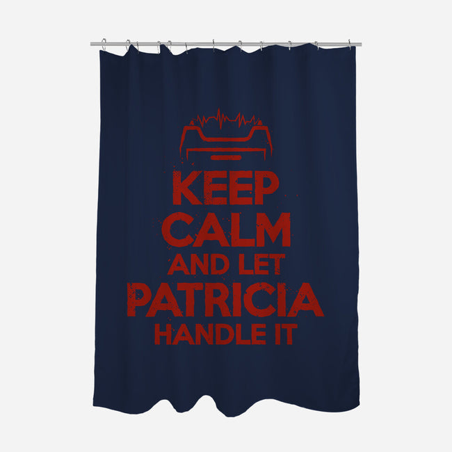 Let Patricia Handle It-None-Polyester-Shower Curtain-teesgeex