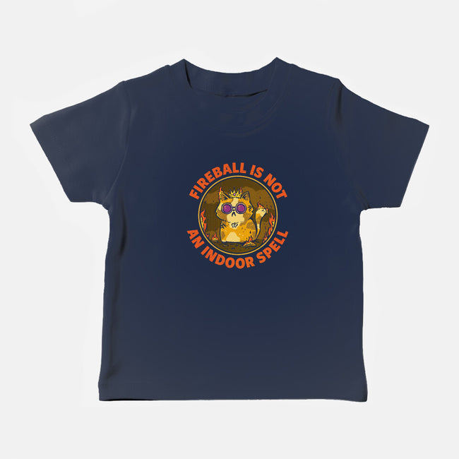 Not An Indoor Spell-Baby-Basic-Tee-kg07