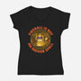 Not An Indoor Spell-Womens-V-Neck-Tee-kg07