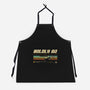 Retro Vintage Starship-Unisex-Kitchen-Apron-retrodivision