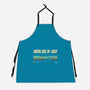 Retro Vintage Starship-Unisex-Kitchen-Apron-retrodivision