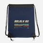 Retro Vintage Starship-None-Drawstring-Bag-retrodivision