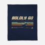 Retro Vintage Starship-None-Fleece-Blanket-retrodivision