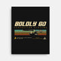 Retro Vintage Starship-None-Stretched-Canvas-retrodivision
