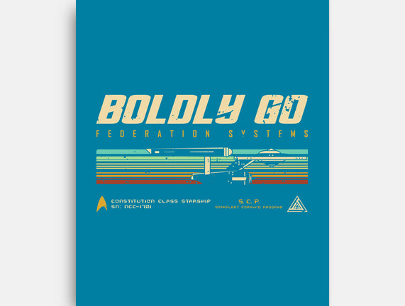 Retro Vintage Starship