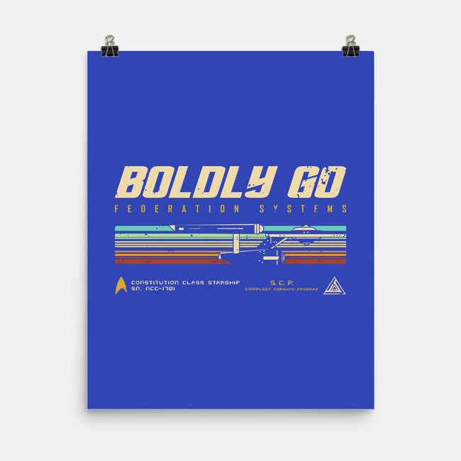 Retro Vintage Starship-None-Matte-Poster-retrodivision